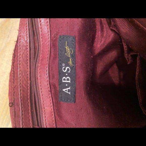 ABS Allen Schwartz Half Moon Leather Bag - Picture 7 of 8